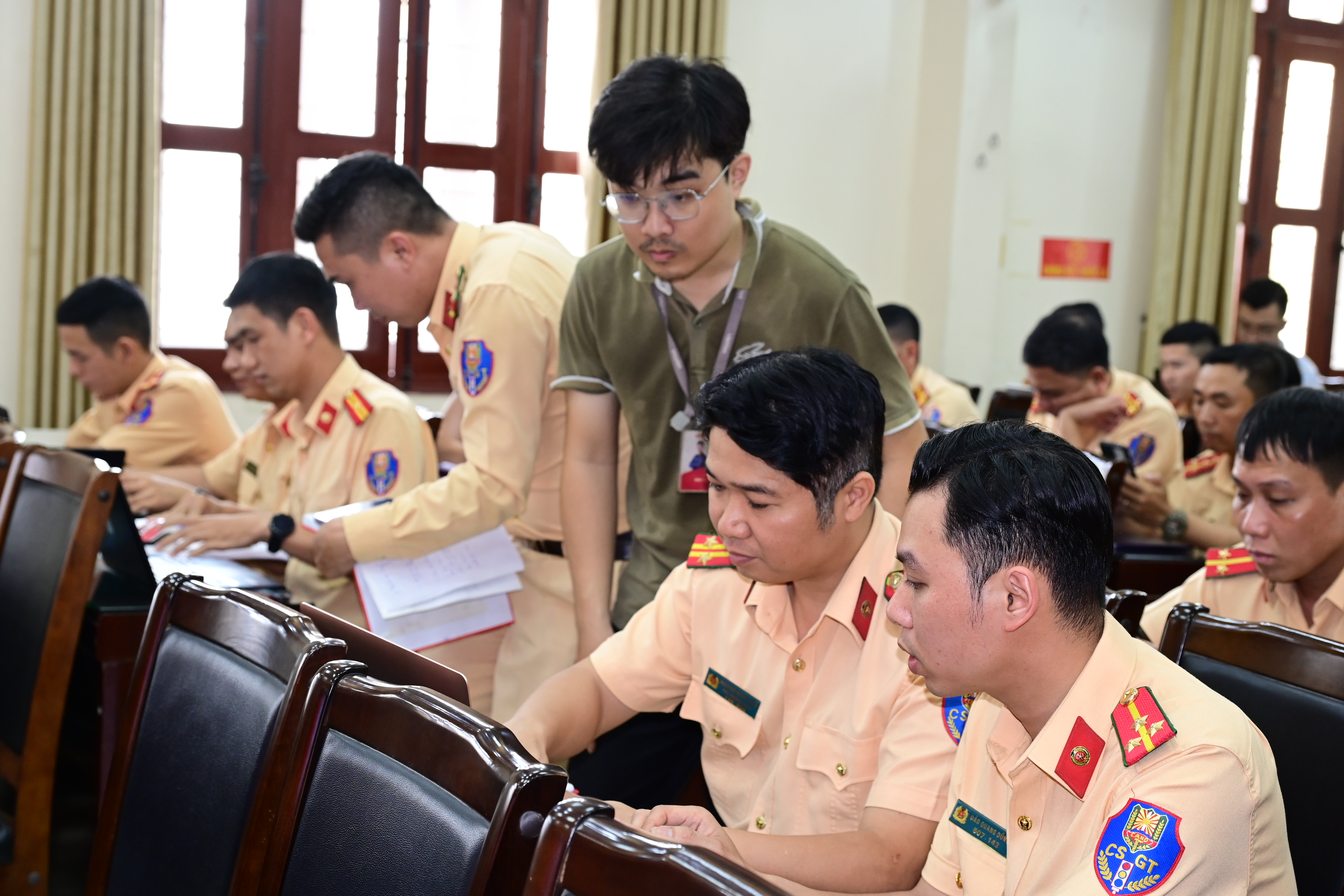 Phòng Cảnh sát giao thông: Tập huấn các phần mềm trung tâm quản lý điều hành giao thông, đô thị thông minh